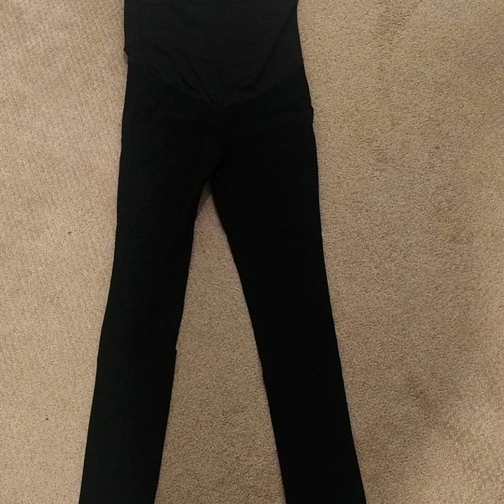 🌞 Pink blush maternity work pants black
